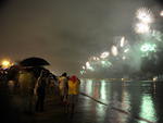 Queima de fogos na Beira-Mar Norte