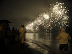 Queima de fogos na Beira-Mar Norte