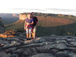 Chapada Diamantina, Bahia - Juliana Schadrack e Eder Jacson Reinert, de Blumenau, em junho de 2011  