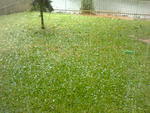 Chuva com granizo em Blumenau