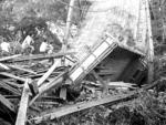 H 30 anos, no dia 6 de janeiro de 1982, o Jornal de Santa Catarina mostrava o desabamento da Ponte do Salto, em Blumenau.