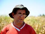 Produtor Luiz Carlos Moratelli, em guas de Chapec