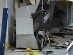 Interior das agncias bancrias ficou destrudo.
