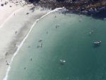 Reprter Voador do Santa, Patrick Rodrigues fotografou de parapente as praias de Bombinhas e Porto Belo.