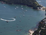 Reprter Voador do Santa, Patrick Rodrigues fotografou de parapente as praias de Bombinhas e Porto Belo.