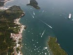 Reprter Voador do Santa, Patrick Rodrigues fotografou de parapente as praias de Bombinhas e Porto Belo.