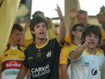 Foto da torcida antes da parita entre Cricima e Brusque, vlida pelo Campeonato Catarinense