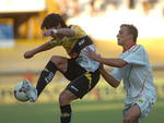 Foto da partida entre Cricima e Brusque, vlida pelo Campeonato Catarinense