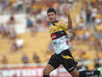 Foto do jogo entre Cricima e Brusque, vlido pelo Campeonato Catarinense