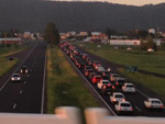 Movimento intenso na RS-030, no retorno do Litoral.