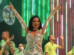 A modelo e atriz Solange Gomes  a musa da Camisa Verde e Branco