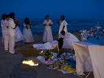 O Dirio Gacho acompanhou as festividades na beira da praia de Cidreira.