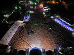 Mais de 40 mil pessoas foram  Saba, em Atlntida, no primeiro dia do festival