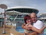 Navio Royal Caribbean, na Costa Brasileira  - Marlene e Otto Schubert, de Timb�, em janeiro de 2012