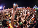 Galera emocionada diante do Palco Central