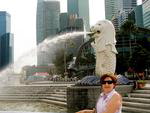 Singapura - Maria Stela Pires Zimmermann, de Gaspar, em novembro de 2011