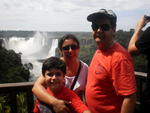 Foz do Igua�u, Paran� -  Rejane, Matheus e Emiliano Vela, de Blumenau, em dezembro de 2011