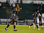 Lance do jogo entre Figueirense e Brusque