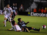 Lance do jogo entre Figueirense e Brusque