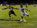 Foto do jogo entre Metropolitano e Cricima