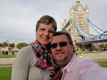 Londres, Inglaterra - Adriana e Rafael Scheeffer, de Blumenau, em outubro de 2011