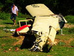 Monomotor do Aeroclube de Blumenau caiu no interior de Lus Alves