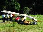Monomotor do Aeroclube de Blumenau caiu no interior de Lus Alves