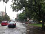 Av. Joo Pessoa na frente do Julinho, alagada