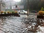 Queda de granizo em Blumenau