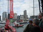Camper barco da casa logo apos a vitoria na regata In Port 