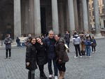 Roma, Itlia - Juliana, Daiane, Estanislau e Ana Paula Darosci, de Blumenau, em janeiro de 2012