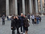 Roma, It�lia - Juliana, Daiane, Estanislau e Ana Paula Darosci, de Blumenau, em janeiro de 2012
