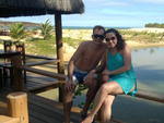 Trancoso, Bahia - Leonardo Rodrigues e Gecilane Marques Couto, de Blumenau, em fevereiro de 2011