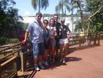 Cataratas del Iguazu, Argentina - Jurandy Nones, Lala Dalpiaz, Thaise Dalpiaz, Ketrheen Santos e Michael Dalpiaz, de Timb�, em dezembro de 2010