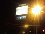 Termmetro marca temperatura durante a madrugada na Zona Sul de Porto Alegre/RS