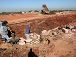 Cada quadra ter aproximadamente 40 casas. Cada casa ter aproximadamente 40m e abrigar quatro pessoas