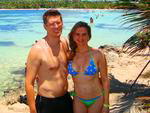 San Andres Island, Col�mbia - Giancarlo Strada e Mitzy Petry, de Balne�rio Cambori�, em abril de 2012