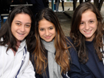Brenda de Melo, Eduarda Medeiros e Jlia Rosa 