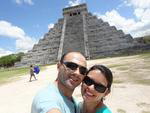 Chich�n Itz�, M�xico - Bradley e Gisele Izidoro, de Blumenau, em junho de 2012  
