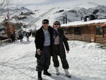 Valle Nevado, Chile - Alcemir e Marcia Dalpiaz, de Timb�, em junho de 2012