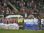 Times perfilados para o Hino Nacional