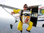 Blumenauense Alex Adelmann, 33 anos, morreu em acidente, aps ser atingido, no ar, por um avio