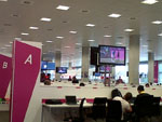 Imagem de uma rea do Media Press Centre (MPC)