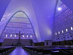 Interior da Igreja Matriz So Miguel Arcanjo a maior Igreja de Santa Catarina em questes de estrutura fsica.