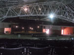 O palco com rea total de 284 m
