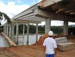 Trabalhos prosseguem no Complexo da Ponte do Badenfurt. 70% da obra est concluda