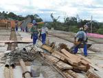 Trabalhos prosseguem no Complexo da Ponte do Badenfurt. 70% da obra est concluda