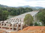 Trabalhos prosseguem no Complexo da Ponte do Badenfurt. 70% da obra est concluda