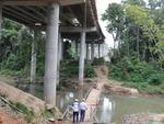 Trabalhos prosseguem no Complexo da Ponte do Badenfurt. 70% da obra est concluda