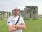 Stonehenge, Inglaterra - Samuel Klein, de Blumenau, em julho de 2012